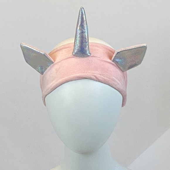 3 pac -Pink fleece Unicorn Spa Headband NE… - Picture 1 of 3